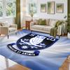 Sheffield Wednesday Design Crystal Velvet Rug Soft Decorative Mat for Bedroom Entrance
