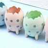 Egg Shape Pencil Case Standable Stationery Storage Box New Dinosaur Egg Pen Holder  Kids Boys Girls