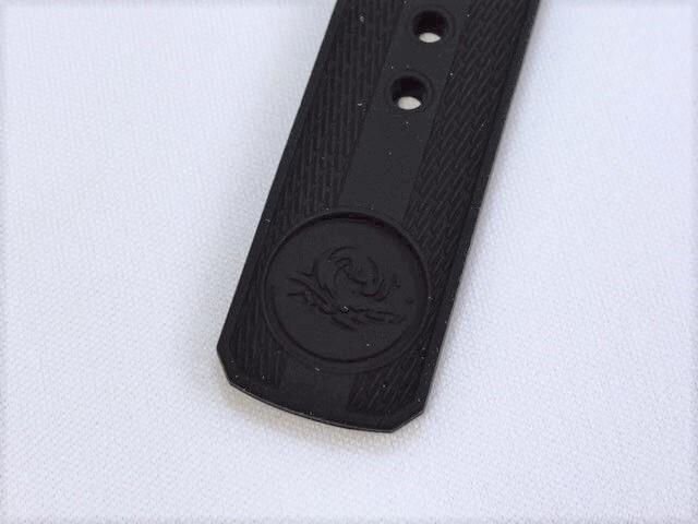 R03E011M0 SEIKO Prospex 20mm Silicone Band Black and Via (for SBDC153/ 6R35-01T0 Others) (Ships Nekoposu)