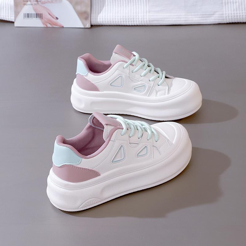 

Popular popular platform white shoes women s 2025 new spring and autumn women s shoes heightening casual sports board shoes MX-D08 40