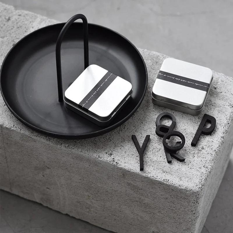 Nordic Storage Tray Round Jewelry Diaplay Trays Living Room Table Meal Snack Tray Makeup Storage Plate with Handle Home Decor