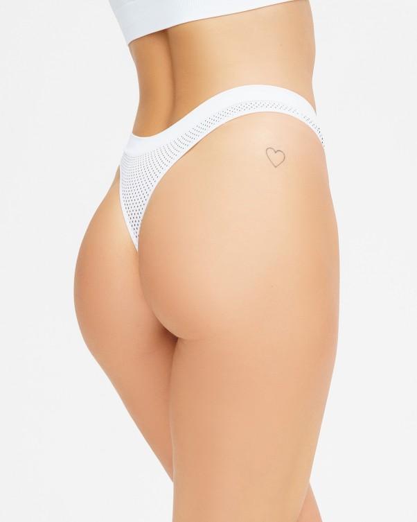 Chiloți tanga cu buline ISSA Plus