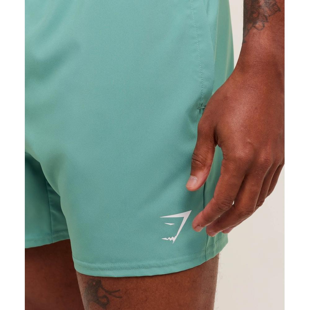 Gymshark Arrival 5  Shorts Muted Teal A2a1m Tbwq