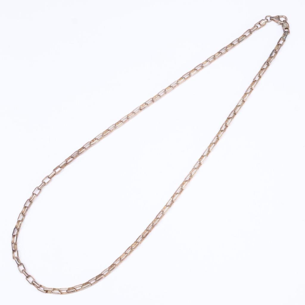 SV925 925 Venetian Chain Necklace SilverUsed