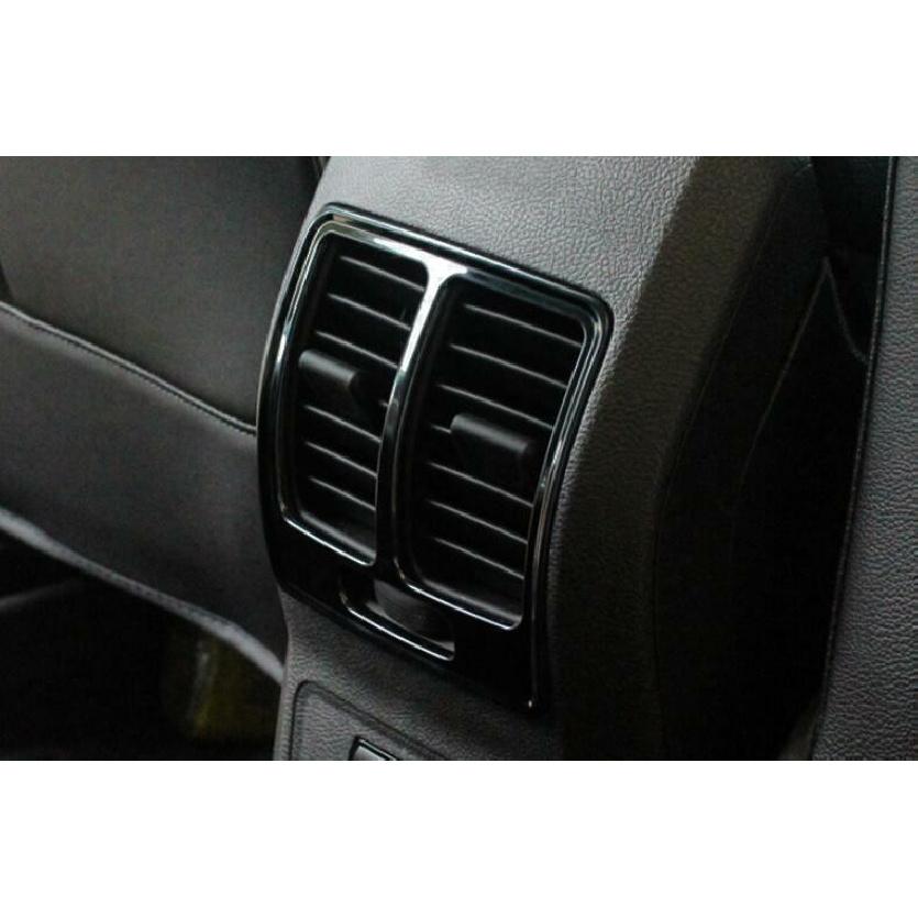 For Ford Escape Kuga 2013-2019 Black Steel Rear AC Air Outlet Vent Cover Trim