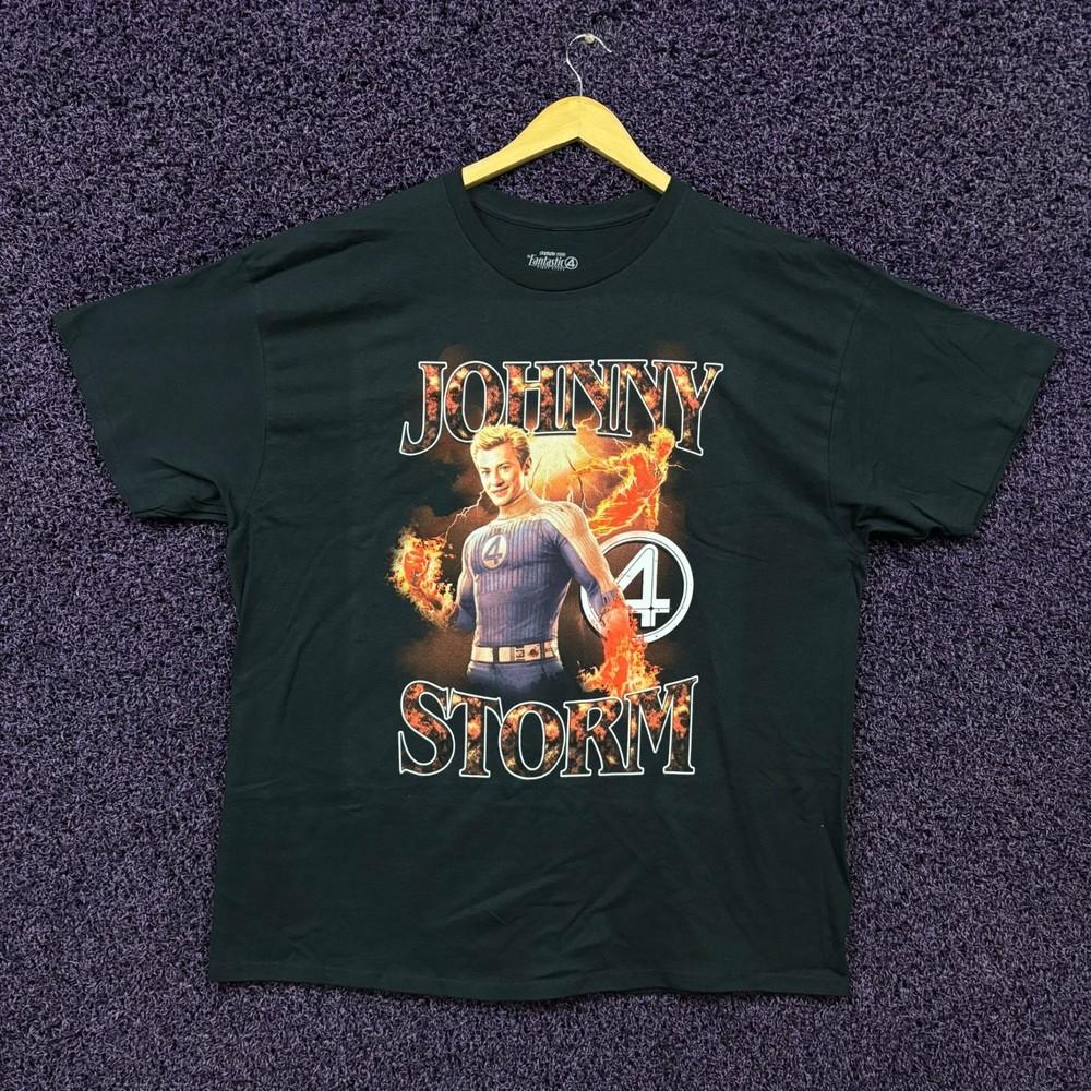 

Fantastic 4 Johnny Storm TShirt Size 2XL Unisex T-Shirt XXXL