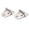 2 PCS 316 Stainless Steel Marine Offset Hinge Mirror Polished 2-1/5" x 1-1/2" Boat Shortside Hinge Offset Short Side Design