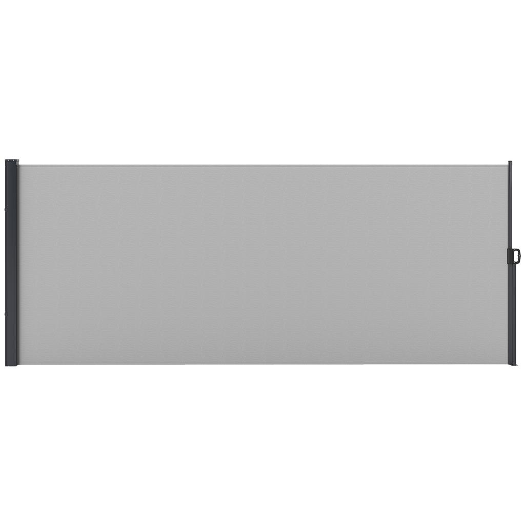 400 x x 160cm Retractable Side Awning - Light Grey