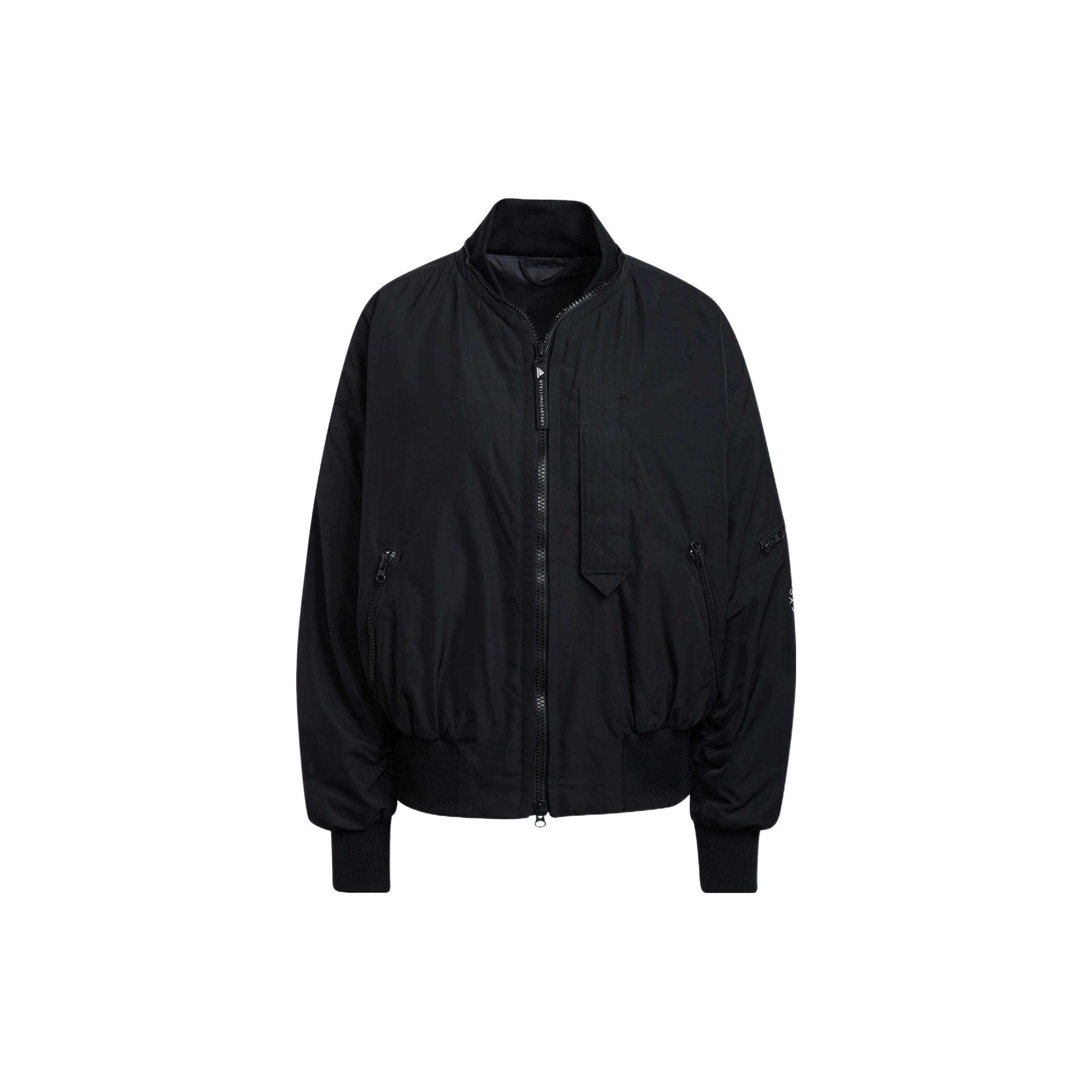 (WMNS) adidas by Stella McCartney Woven Bomber Jacket Asia Sizing  Black  Women s H59969 XL
