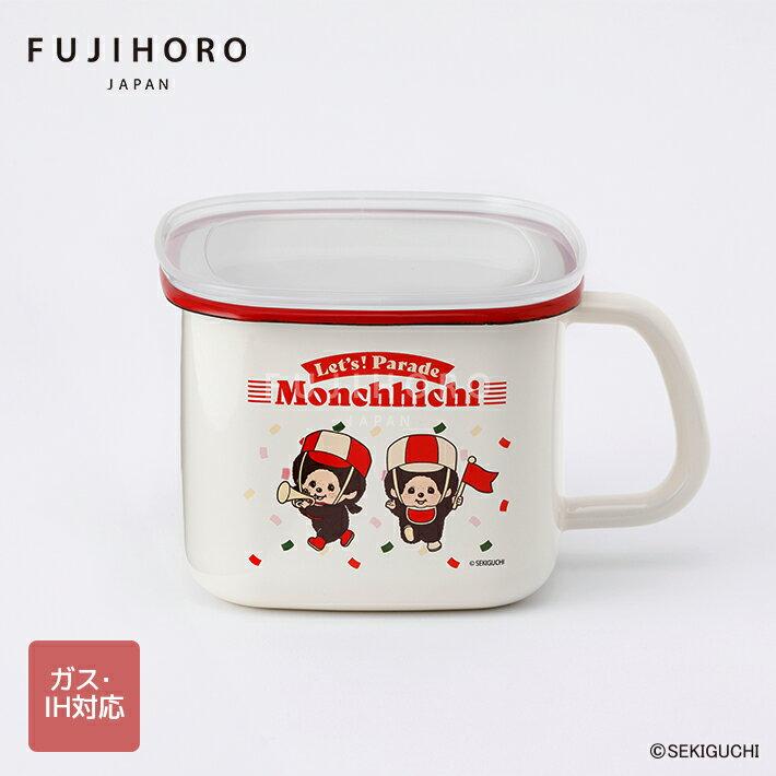 Manufacturer direct sales Fujihoro Monchhichi miso pot Lets Parade pattern MN50AKP