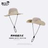 Summer hollow breathable sunscreen hat men's big head circumference versatile fashion bucket hat outdoor mountaineering fishing sun hat