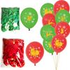 2021 Santa Claus Balloon Bouquet 20Pcs Christmas Pattern Printed Latex Balloon Christmas Balloon Wreath