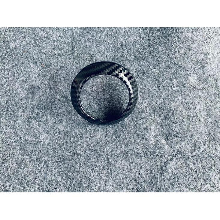 Carbon Fiber Engine Start Power Button Cover For -2024 Toyota Harrier Venza