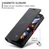 Anti -Scratch Vintage Leather Phone Bag Case For Samsung Galaxy Z Fold4 5g Fold 4 Zfold4 Card Slot Full Protection Cover Coque