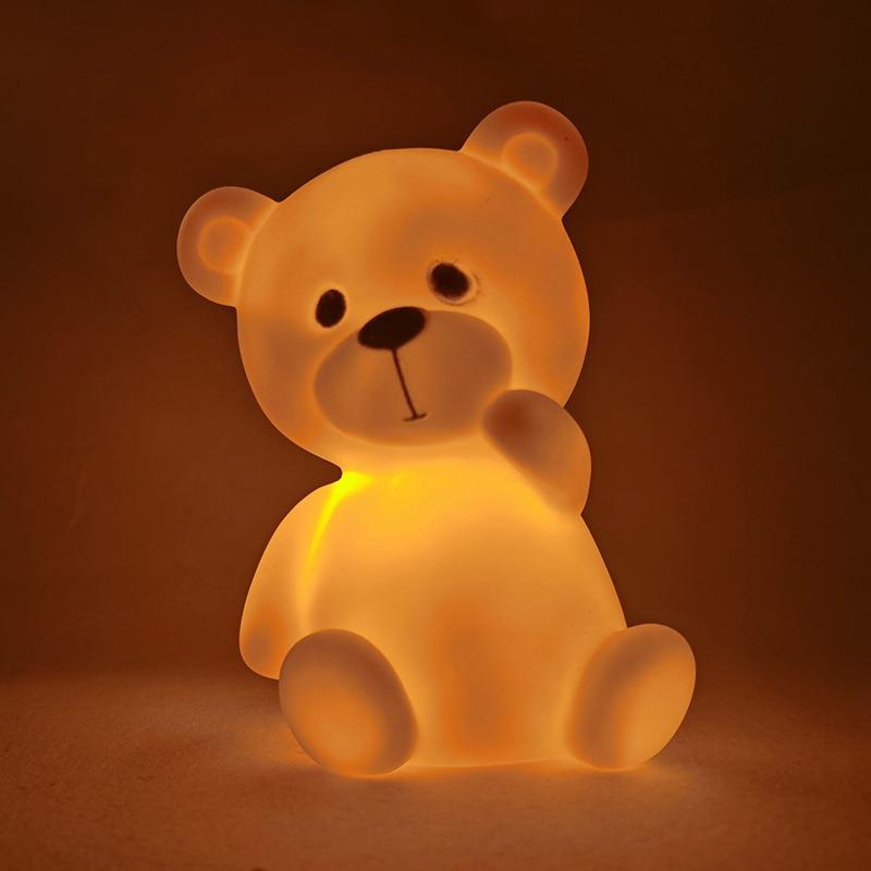 Valentine's Day Confession Small Cartoon Cute Bear Children Bedroom Night Light Child Girl Birthday Gifts Home Decoration