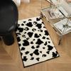 Non-Slip Water-Absorbent Flocked Bathroom Mat & Foot Pad for Entrance