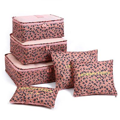 6-teiliges Reise-Aufbewahrungstaschen-Set, tragbarer, faltbarer Gepäck-Organizer zum Verpacken von Schuhen, Kleidung, ordentlicher Organizer, Kleiderschrank, Koffertasche
