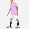 Nike Dri-FIT Logo Printed Round Neck Sports Short Sleeve T-Shirt Kids Tops Violet FD3998-534
