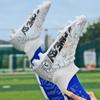 Scarpe da calcio da uomo Scarpe da calcio alte con punte lunghe alla caviglia AG/TF Scarpe da calcio per bambini con tacchetti per erba da esterno Scarpe da calcio sportive da allenamento