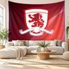 Middlesbrough Fußball Wandteppich, Weiches Stoff Wandbehang, Dekorative Kulisse Für Schlafzimmer Heim Wandkunst