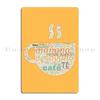 Morning Coffee Metal Plaque Poster Wall Cave Plaques Wall Custom Designing Wall Decor Tin Sign Poster