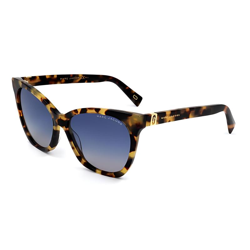 Marc Jacobs Logo side classic acetate frame irregular sunglasses women s blue ART0463732MARC336SSCL