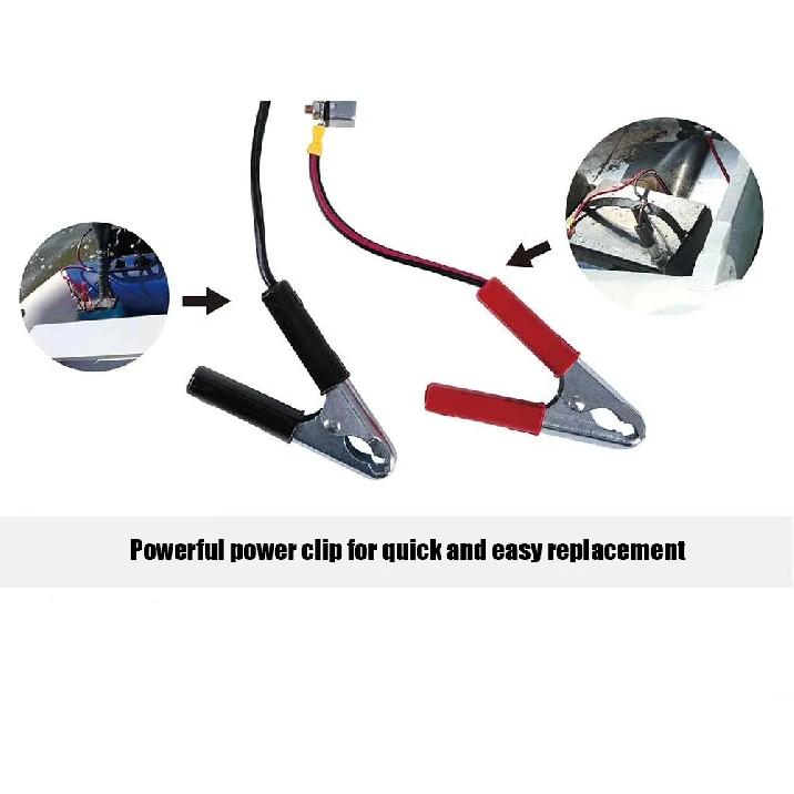 Savage Marine 18LBS Electric Trolling Motor 180 W Outboard Engine By DC Battery Driven Screws Propellers