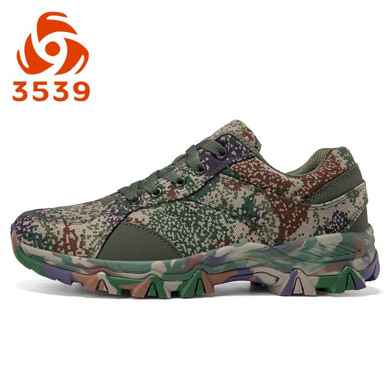 Camouflage Four Seasons Breathable Mountaineering Outdoor Training Students Military Training Shoes Liberation Shoes Sneakers