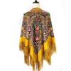 Fashionable Ethnic Printed Shawl - Warm, Large Square Scarf for Autumn/Winter, Travel & Sun Protection