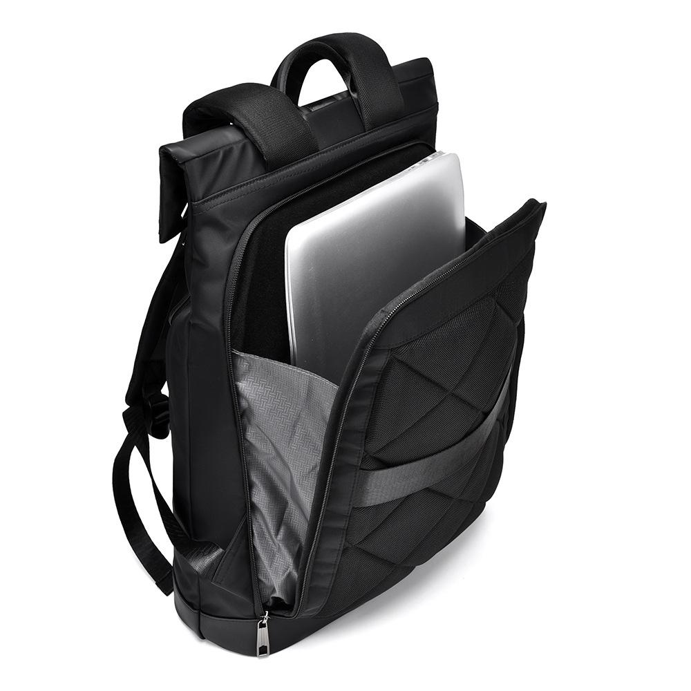 New backpack business travel laptop bag high-end men's leather film leisure backpack student schoolbag women