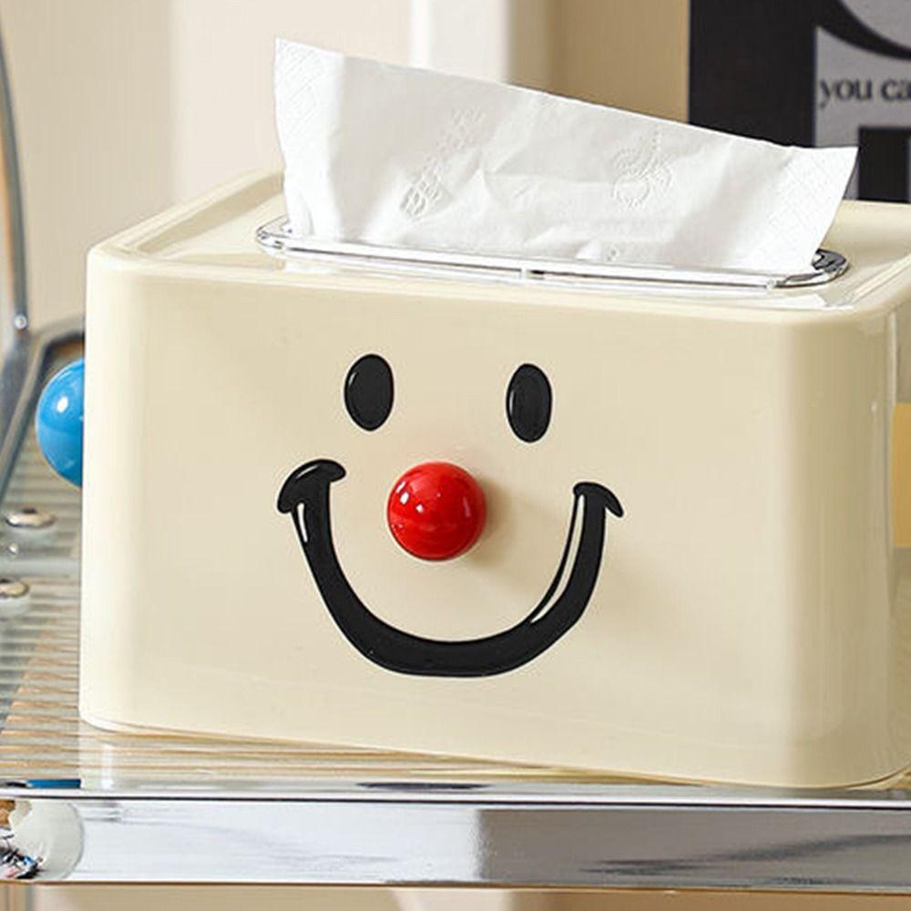 Creative Paper Holder Cute Tissue Case Cover Convenient Clown Tissue Box Kitchen Supplies