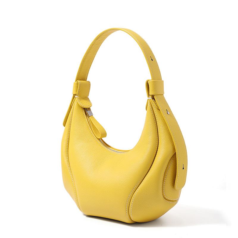 

Модная женская сумка подмышку Высококлассная одноплечевая сумка Нишевая сумка для поездок на работу Сумка кроссбоди жёлтый