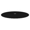 VidaXL Tapis de saut Tissu Noir pour trampoline rond de 3,05 m