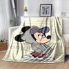 1pc, Mickey (1) Home Decor Flannel Blanket, Perfect Gift for Bedroom, Living Room, Travel, Camping, Car, Beach, Office Nap, Ideal Sofa Throw, Outdoor