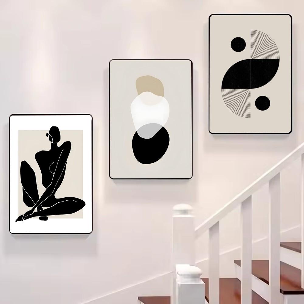 Abstract Bohemian Wall Art Poster High Quality Wall Art for Home Office Bedroom Living Room Hallway Bar Perfect Gift Idea