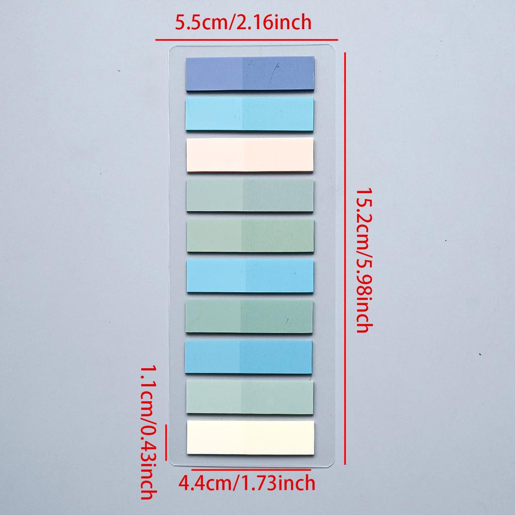 200-4200Pcs Transparent Colorful Index Creative Memo Pads Office School Stationery Self-Adhesive Stickers Sticky Note Pads