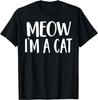 Meow I'm A Halloween Costume Men T Shirt