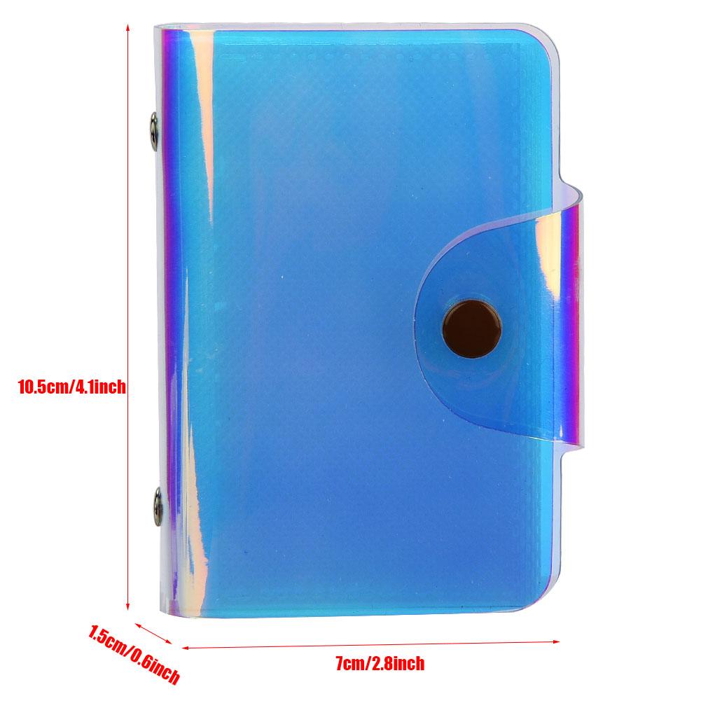 3 Inch Transparent Colorful Photo Book Album For Fujifilm Instax Mini Photos