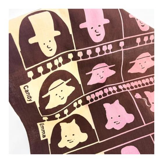 Tenugui Hand Towel - Japanese Traditional Craft, 100% Cotton, Hand-Dyed (Chusen) - "DRUNKENNESS LEVEL" Collaboration - 33x90cm