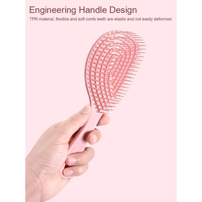 Scalp Massage Combs Hollow Out Hair Brush Hair Styling Detangler Fast Blow Drying Detangling Tool Wet Dry Curly Hair