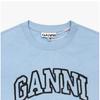 Ganni Animal Logo Print Women Short Sleeve Tee T4278 570