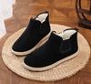 Men's 2025 Non-Slip Corduroy Cotton Slip-On Boots with Thick Velvet for Middle-Aged & Elderly