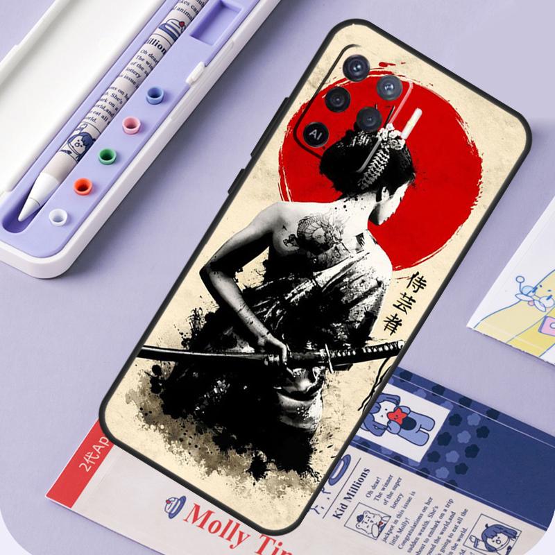 

Japanese Samurai Warrior Geisha For Oppo A60 A80 A40 A94 A74 A54 A15 A18 A38 A58 A78 A98 A16 A76 A96 A57 A17 A77 A5 Pro Case OPPO A15