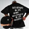 Rapper Dellafuente Pa Las Penas Dellafuente Pa Las Alegrías T Shirts Men Women Vintage Casual High Quality Cotton Unseix Tshirt