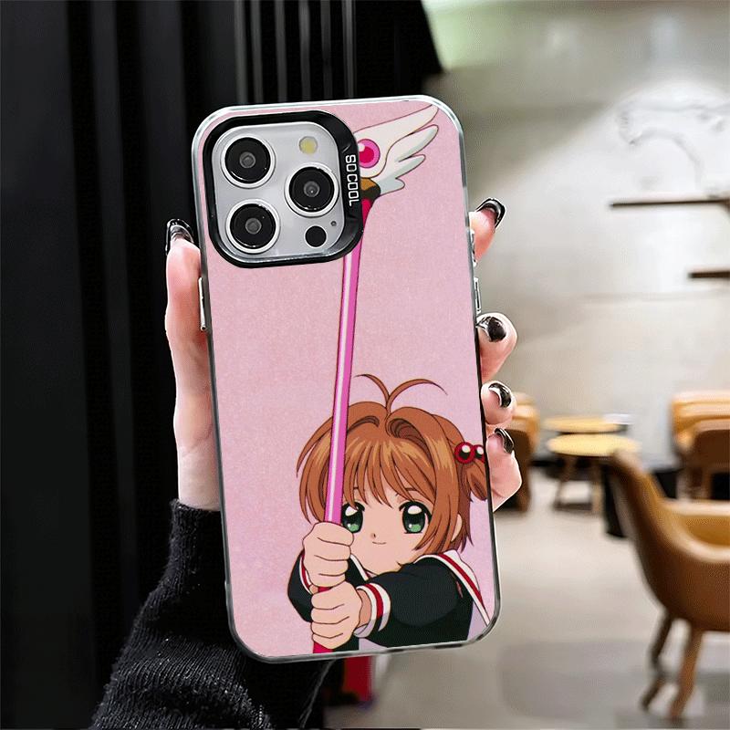 CardCaptor Sakura Anime Soft Phone Case for iPhone 15 16 17 Pro Max 17Air 16E 14 Plus 13 12 Mini Shockproof Cover Back Shell