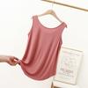 XL to 6XL Modal O-Neck Tank tops Summer women's camisole Thin Loose Sleeveless T-shirt Solid color Tee Top Large size