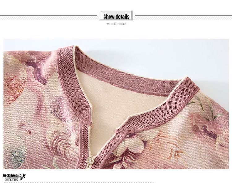 Stylish 2026 Women's Summer Long-Sleeved T-shirt for Middle-Aged & Elderly - Perfect Mother’s Base Layer Top