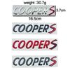 Mini Cooper S Metal Emblem: Rear Trunk Logo Sticker for Car Modification