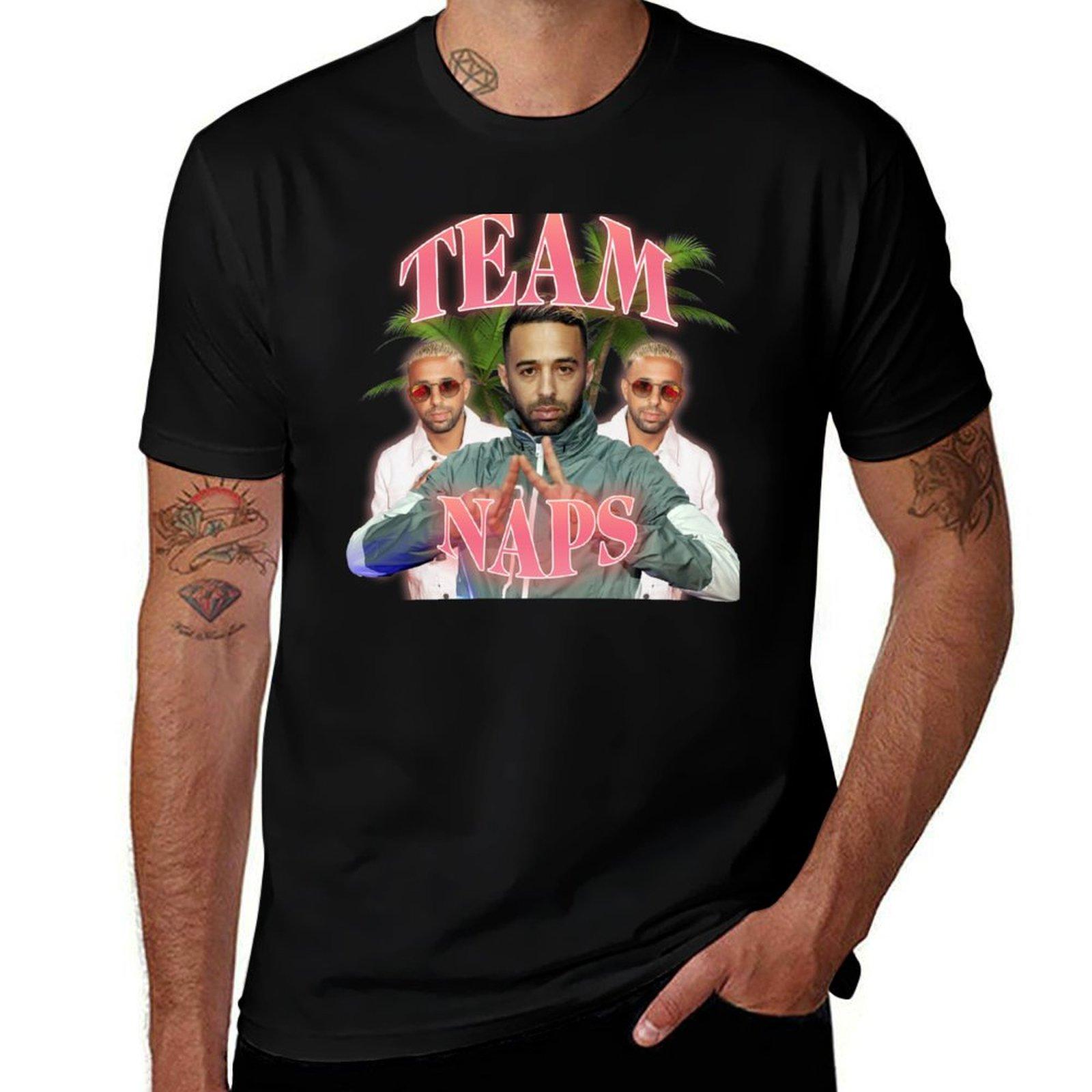 

2025 new model TEAM NAPS T-Shirt stuff anime figures Funny t-shirts mens clothing 4XL
