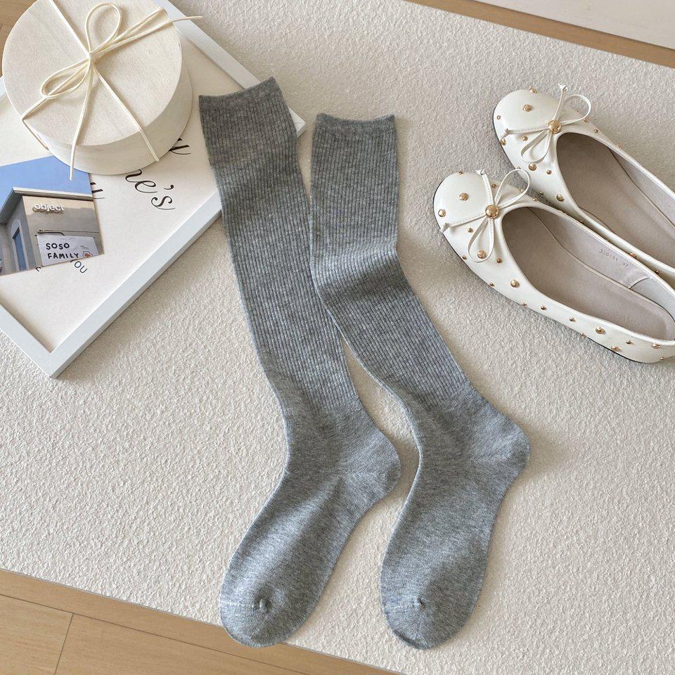 

Белые свободные носки в стиле балета: Тонкий сетчатый дизайн для лета, идеально подходит к туфлям Мэри Джейн светло-серый